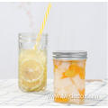 clear embossed drinking juice glass bottle